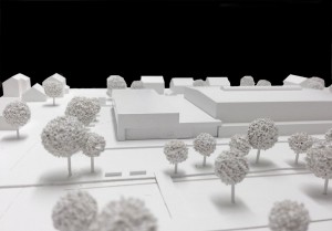 Herbert Hussmann Architekten Mehrzweckhalle Hohberg-Niederschopfheim Modell